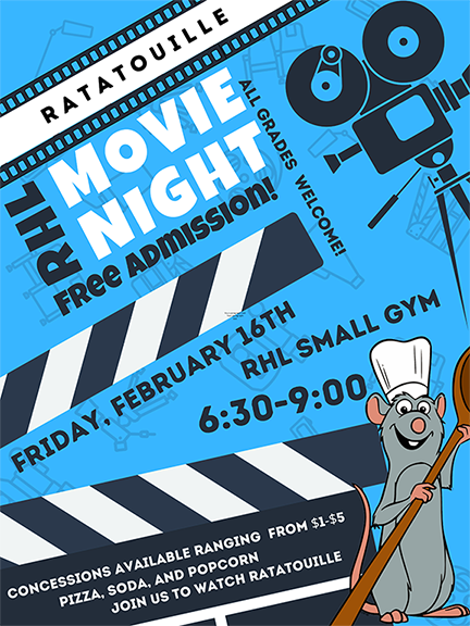 movie night flyer